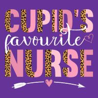 Cute Valentines Day Cupids Favorite Nurse Button