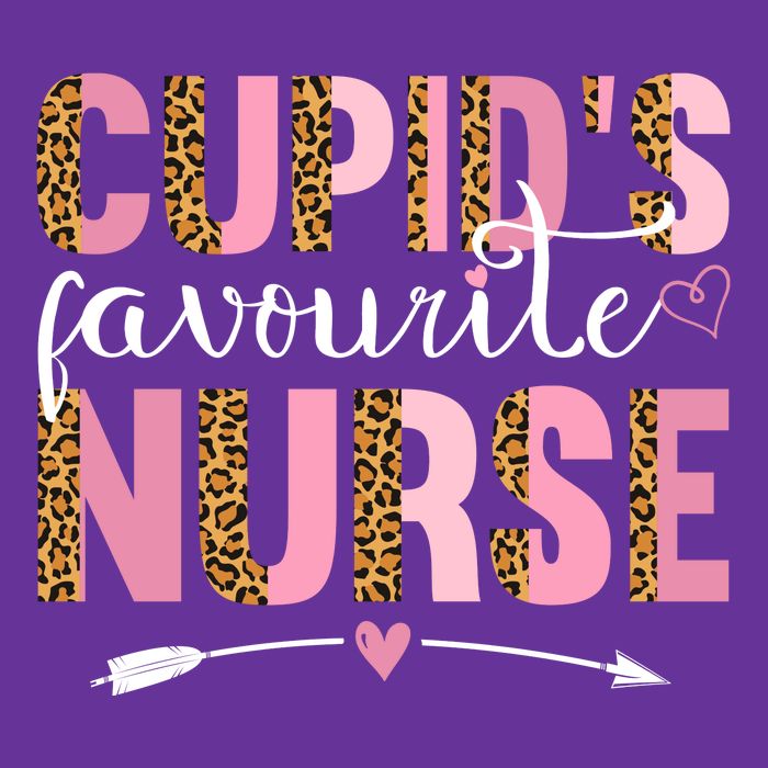 Cute Valentines Day Cupids Favorite Nurse Button