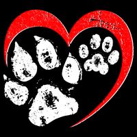 Cute Valentines Day Pet Lover Dog And Cat Paw Prints Sustainable Bucket Hat