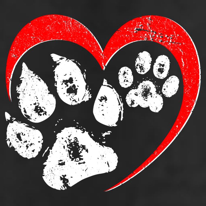 Cute Valentines Day Pet Lover Dog And Cat Paw Prints Adult Drive Performance Visor