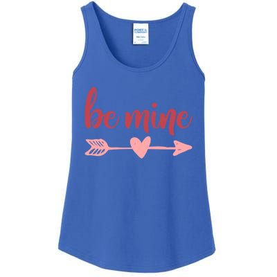 Cute Valentine's Day Be Mine Saying Heart Arrow Love Quote Gift Ladies Essential Tank