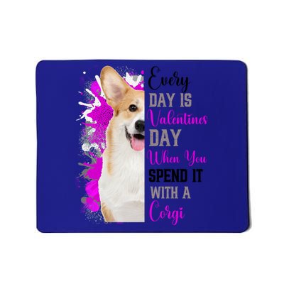 Corgi Valentines Day Mom Dogs Cute Corgi Mom Pink Love Gift Mousepad