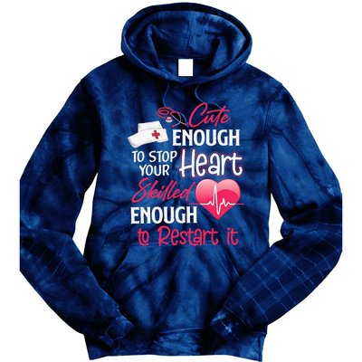 Cute Valentine Day CNA CRNA LPN LVN LAD CPN Nurses Nursing Tie Dye Hoodie