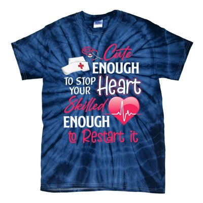 Cute Valentine Day CNA CRNA LPN LVN LAD CPN Nurses Nursing Tie-Dye T-Shirt