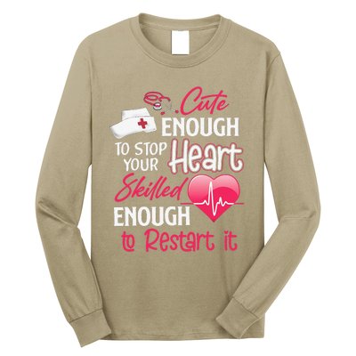 Cute Valentine Day CNA CRNA LPN LVN LAD CPN Nurses Nursing Long Sleeve Shirt