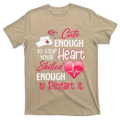 Cute Valentine Day CNA CRNA LPN LVN LAD CPN Nurses Nursing T-Shirt