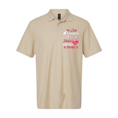 Cute Valentine Day CNA CRNA LPN LVN LAD CPN Nurses Nursing Softstyle Adult Sport Polo