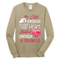 Cute Valentine Day CNA CRNA LPN LVN LAD CPN Nurses Nursing Tall Long Sleeve T-Shirt