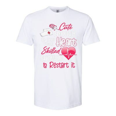 Cute Valentine Day CNA CRNA LPN LVN LAD CPN Nurses Nursing Softstyle® CVC T-Shirt