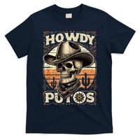 Clean Vintage Design With 'Howdy Putos' In Bold Ser T-Shirt