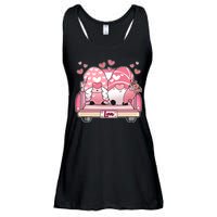 Cute Valentines Day Gnome Couple Love Ladies Essential Flowy Tank
