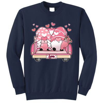 Cute Valentines Day Gnome Couple Love Tall Sweatshirt