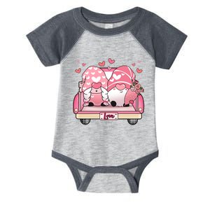 Cute Valentines Day Gnome Couple Love Infant Baby Jersey Bodysuit