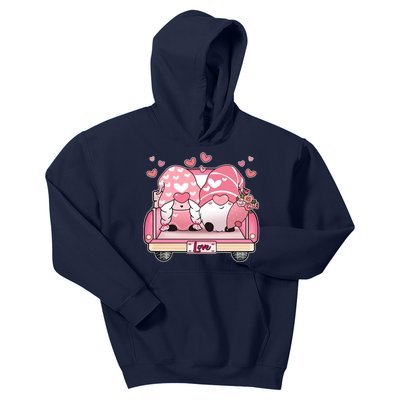 Cute Valentines Day Gnome Couple Love Kids Hoodie