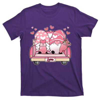 Cute Valentines Day Gnome Couple Love T-Shirt