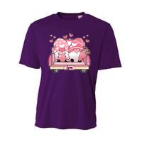 Cute Valentines Day Gnome Couple Love Performance Sprint T-Shirt