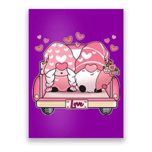 Cute Valentines Day Gnome Couple Love Poster