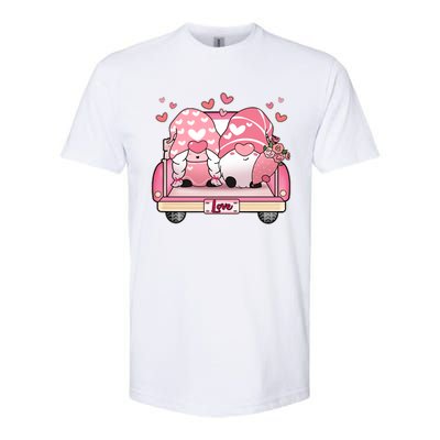 Cute Valentines Day Gnome Couple Love Softstyle® CVC T-Shirt