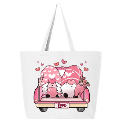 Cute Valentines Day Gnome Couple Love 25L Jumbo Tote