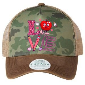 Cute Valentines Day Teacher Love Legacy Tie Dye Trucker Hat