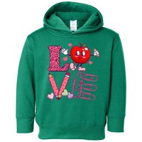 Cute Valentines Day Teacher Love Toddler Hoodie