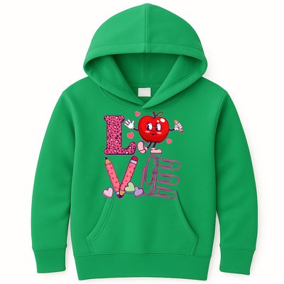 Cute Valentines Day Teacher Love Kids Hoodie