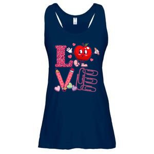 Cute Valentines Day Teacher Love Ladies Essential Flowy Tank