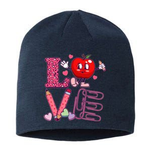 Cute Valentines Day Teacher Love Sustainable Beanie