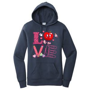 Cute Valentines Day Teacher Love Women's Pullover Hoodie