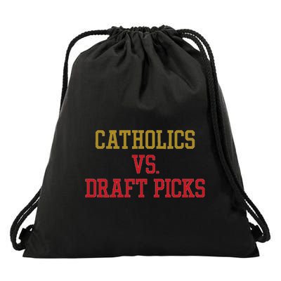 Catholics Vs Draft Picks Ohio Apparel Drawstring Bag