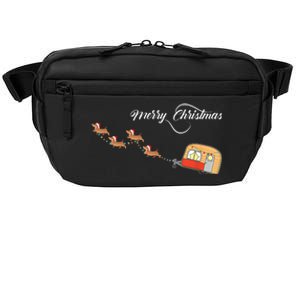 Camper Van Dachshund Sleigh Doxie Dog Crossbody Pack