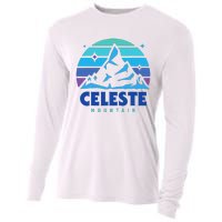 Celeste Vintage Design Mountain Playing Videogames Cooling Performance Long Sleeve Crew