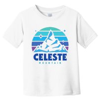 Celeste Vintage Design Mountain Playing Videogames Toddler T-Shirt