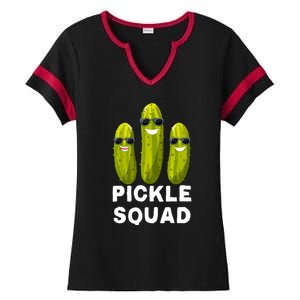 Cute Vegan Dill Pickle Costume Adult Pickle Squad Gift Ladies Halftime Notch Neck Tee