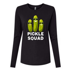 Cute Vegan Dill Pickle Costume Adult Pickle Squad Gift Womens Cotton Relaxed Long Sleeve T-Shirt