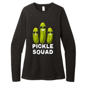 Cute Vegan Dill Pickle Costume Adult Pickle Squad Gift Womens CVC Long Sleeve Shirt