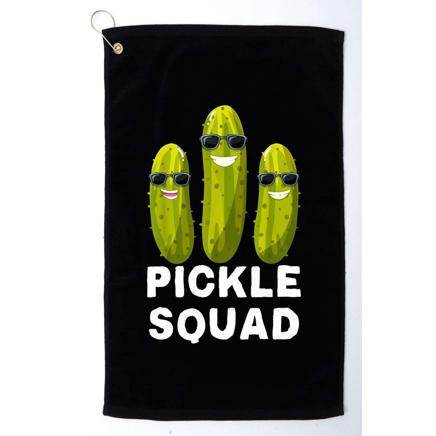 Cute Vegan Dill Pickle Costume Adult Pickle Squad Gift Golf Towel