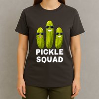 Cute Vegan Dill Pickle Costume Adult Pickle Squad Gift T-Shirt