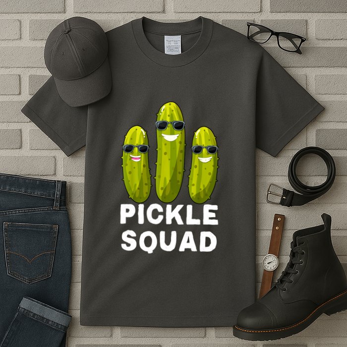 Cute Vegan Dill Pickle Costume Adult Pickle Squad Gift Tall T-Shirt