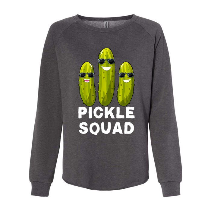 Cute Vegan Dill Pickle Costume Adult Pickle Squad Gift Womens California Wash Sweatshirt