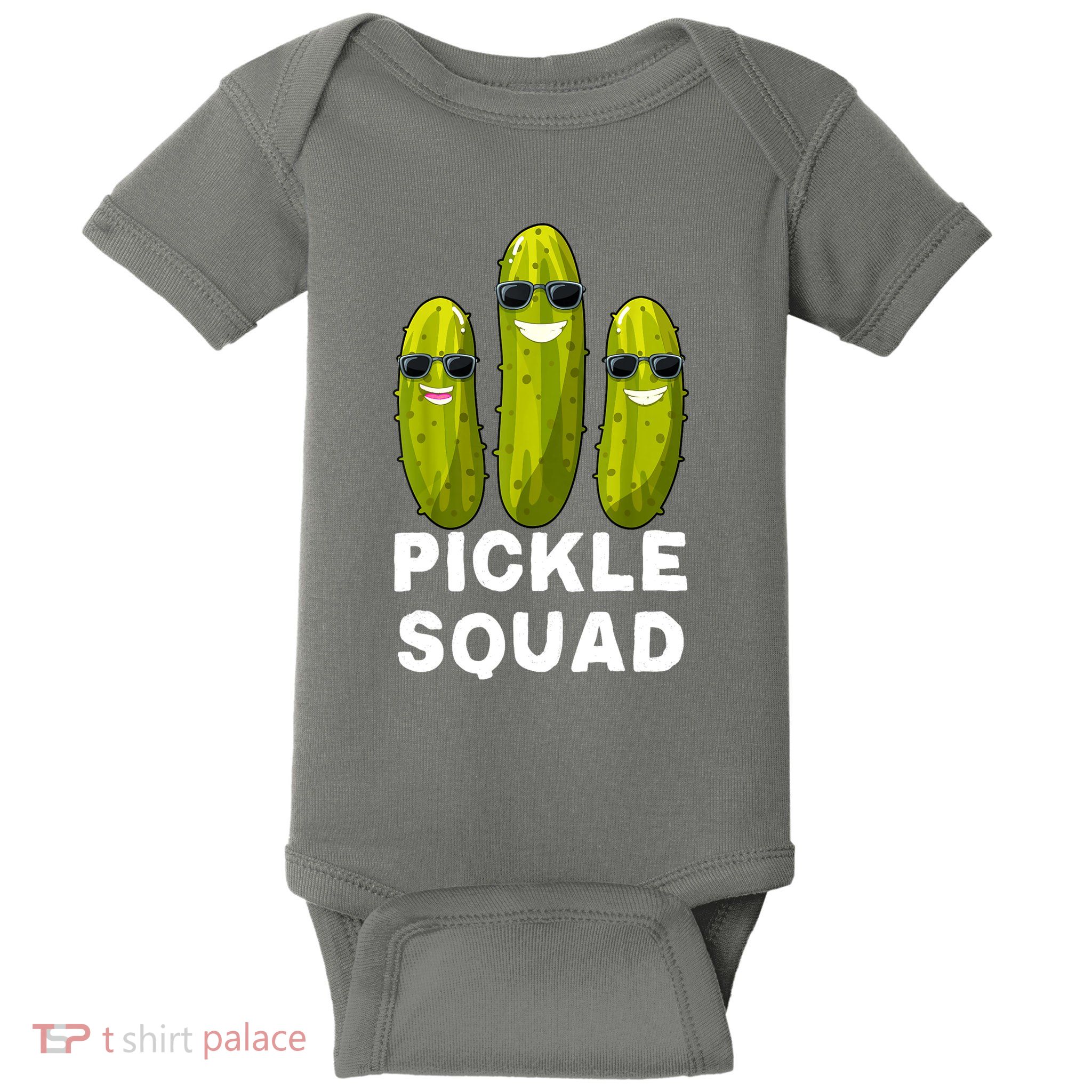 Cute Vegan Dill Pickle Costume Adult Pickle Squad Gift Baby Bodysuit