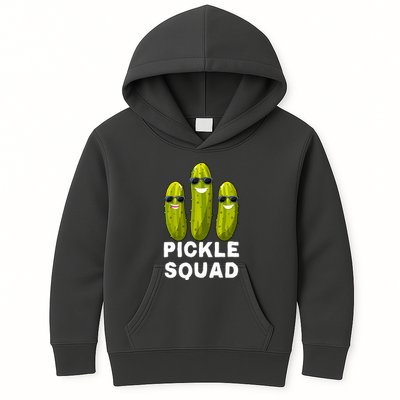 Cute Vegan Dill Pickle Costume Adult Pickle Squad Gift Kids Hoodie