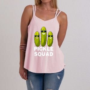 Cute Vegan Dill Pickle Costume Adult Pickle Squad Gift Women's Strappy Tank