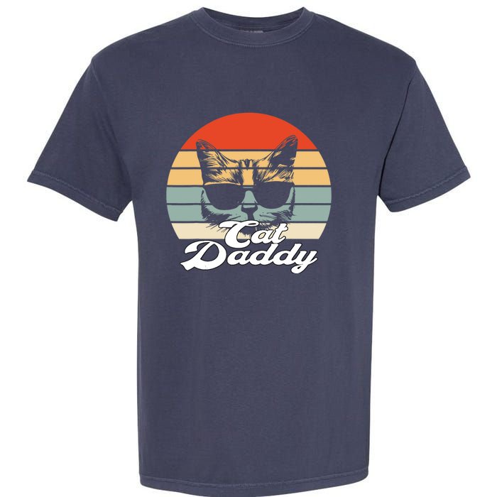 Cat Vintage Daddy Retro Garment-Dyed Heavyweight T-Shirt