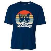 Cat Vintage Daddy Retro Cooling Performance Crew T-Shirt