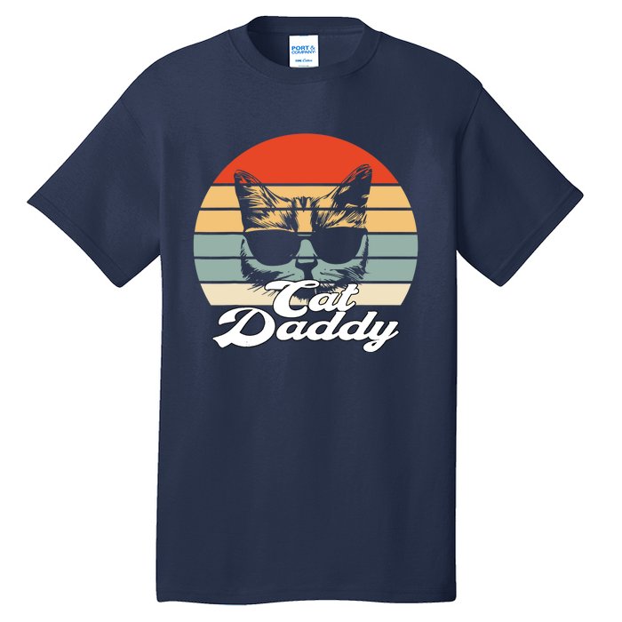 Cat Vintage Daddy Retro Tall T-Shirt