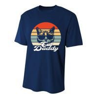 Cat Vintage Daddy Retro Performance Sprint T-Shirt