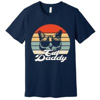 Cat Vintage Daddy Retro Premium T-Shirt