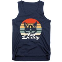 Cat Vintage Daddy Retro Tank Top