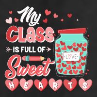 Cute Valentines Day My Class Is Full Of Sweet Hearts Adult Drive Performance Visor